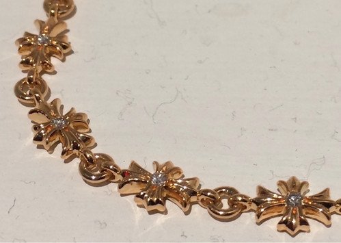 Chrome Hearts 22K Gold Bracelet