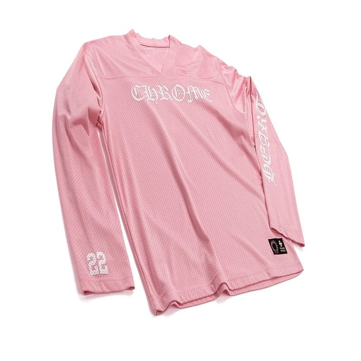 Chrome Hearts Love You Mesh Warm Up Jersey Pink Chrome Hearts Love You Mesh Warm Up Jersey Pink