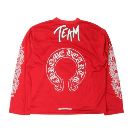 Chrome Hearts Matty Boy FORM Team Mesh Stadium L-S Jersey Red1