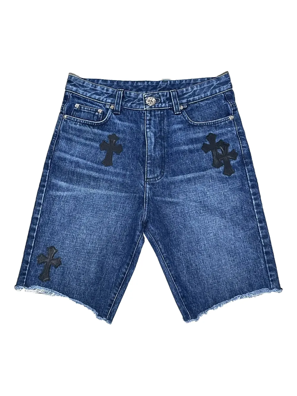 Chrome Hearts Patch Denim Jorts Chrome Hearts Patch Denim Jorts