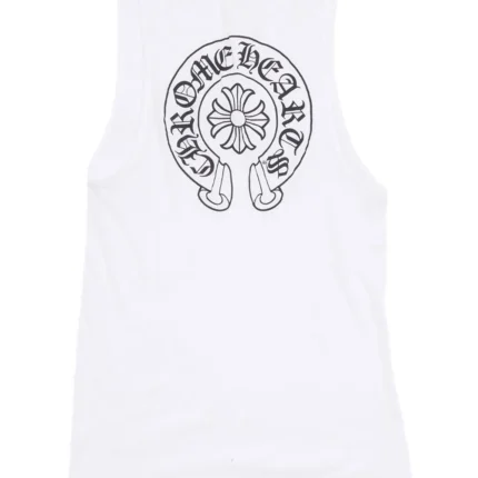 Chrome Hearts horseshoe-motif ribbed tank top